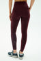 Amber Airweight High Waist 7/8 - Dark Cherry/Indigo
