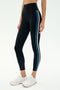 Ella High Waist Airweight 7/8 - Black/Stone Blue