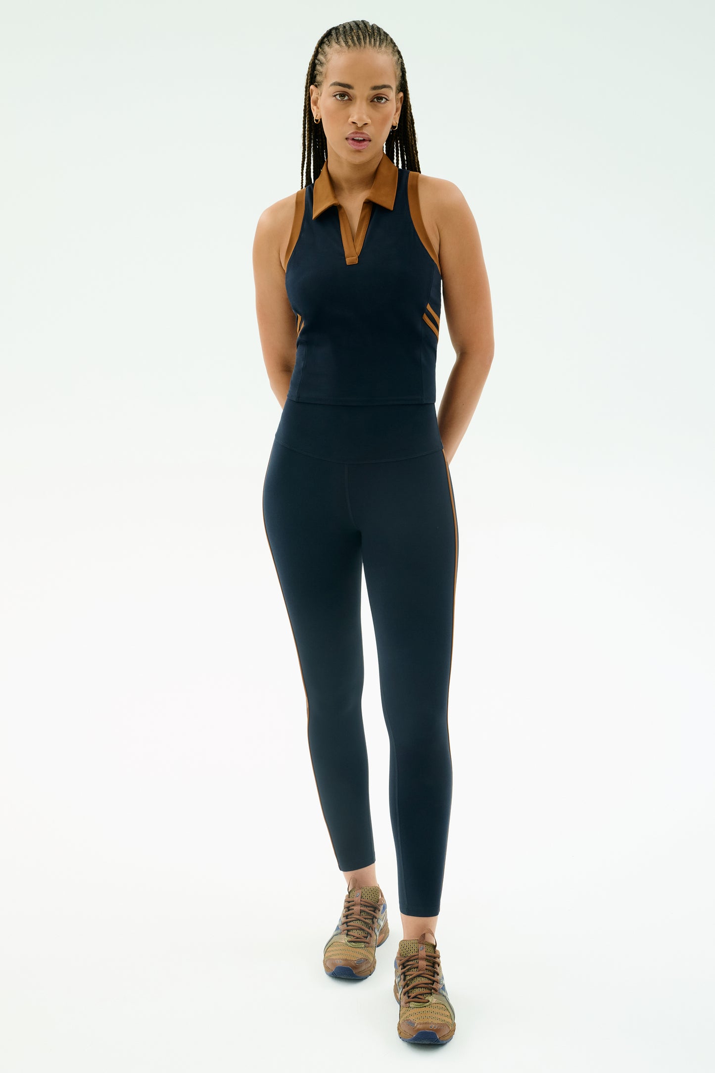 Amber Airweight High Waist 7/8 - Indigo/Honey