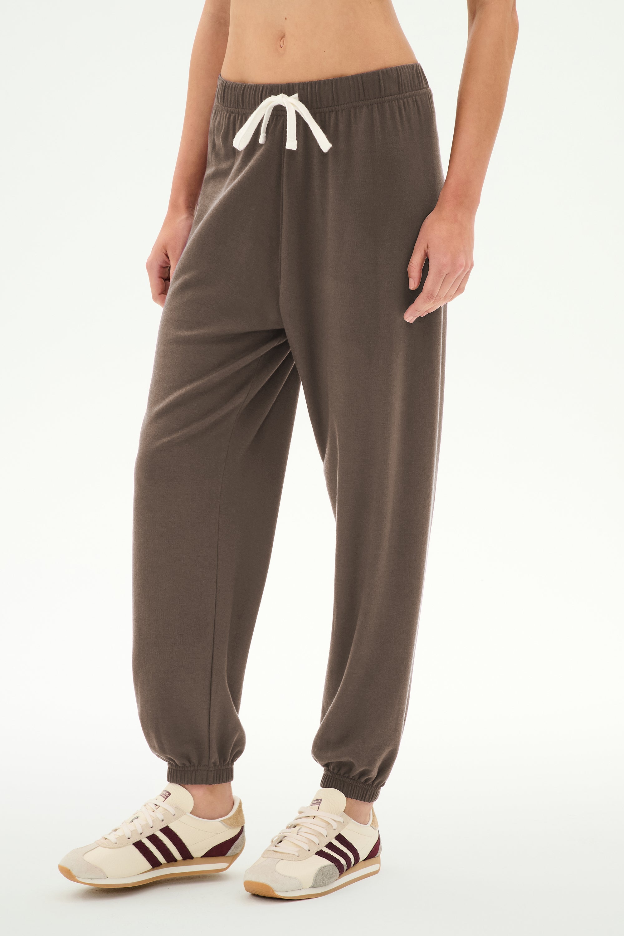 Andie Oversized Fleece Sweatpant - Lentil – SPLITS59