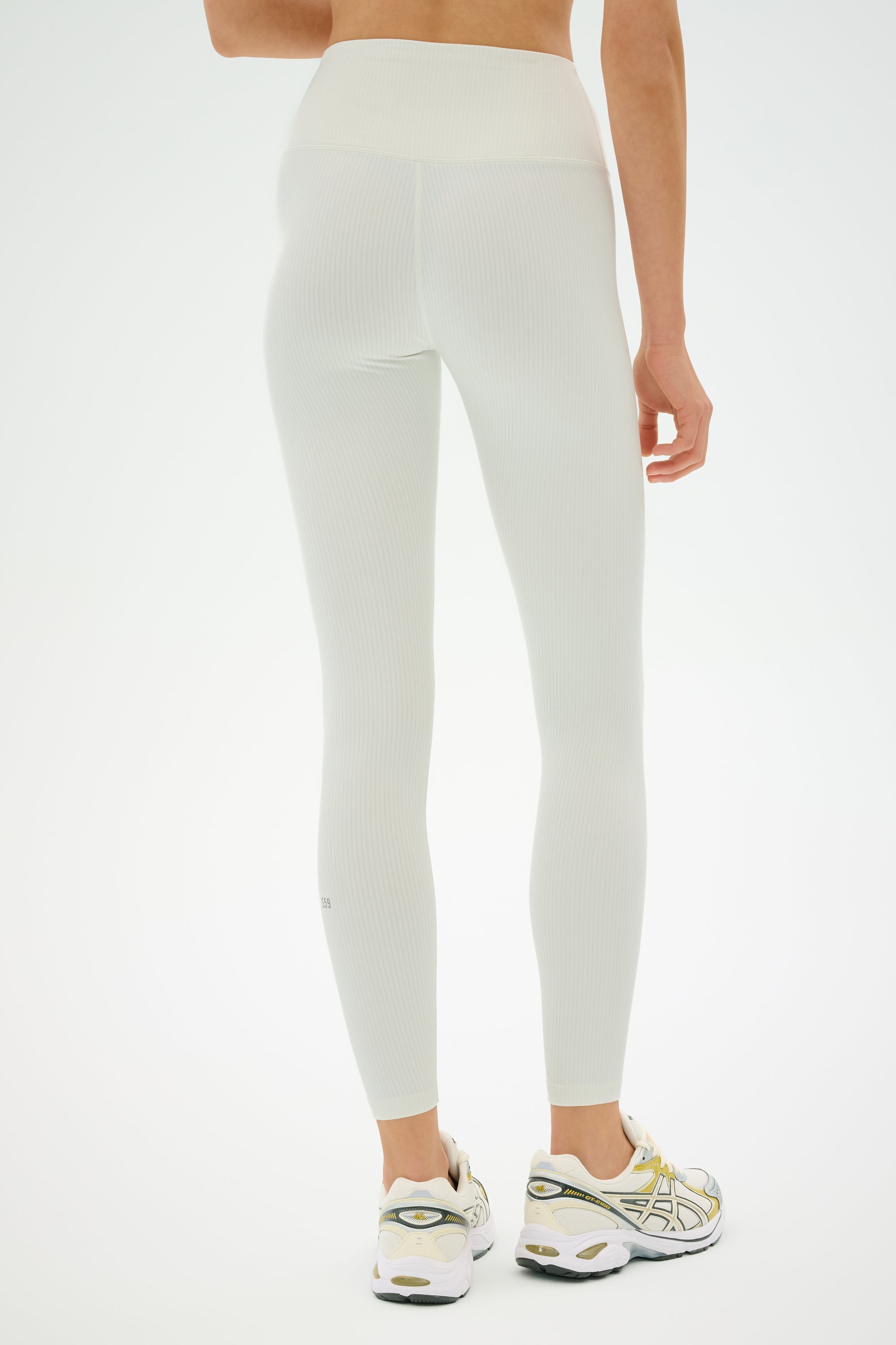 Airweight Rib High Waist 7/8 - White