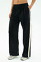 Luca Airweight Trouser with Stripe - Black/White