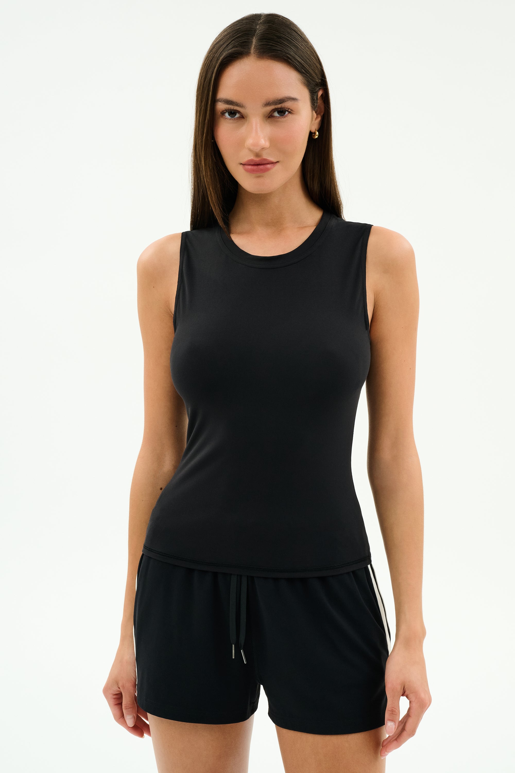 black dress tank top Splits59 Carter Airweight Lite Tank