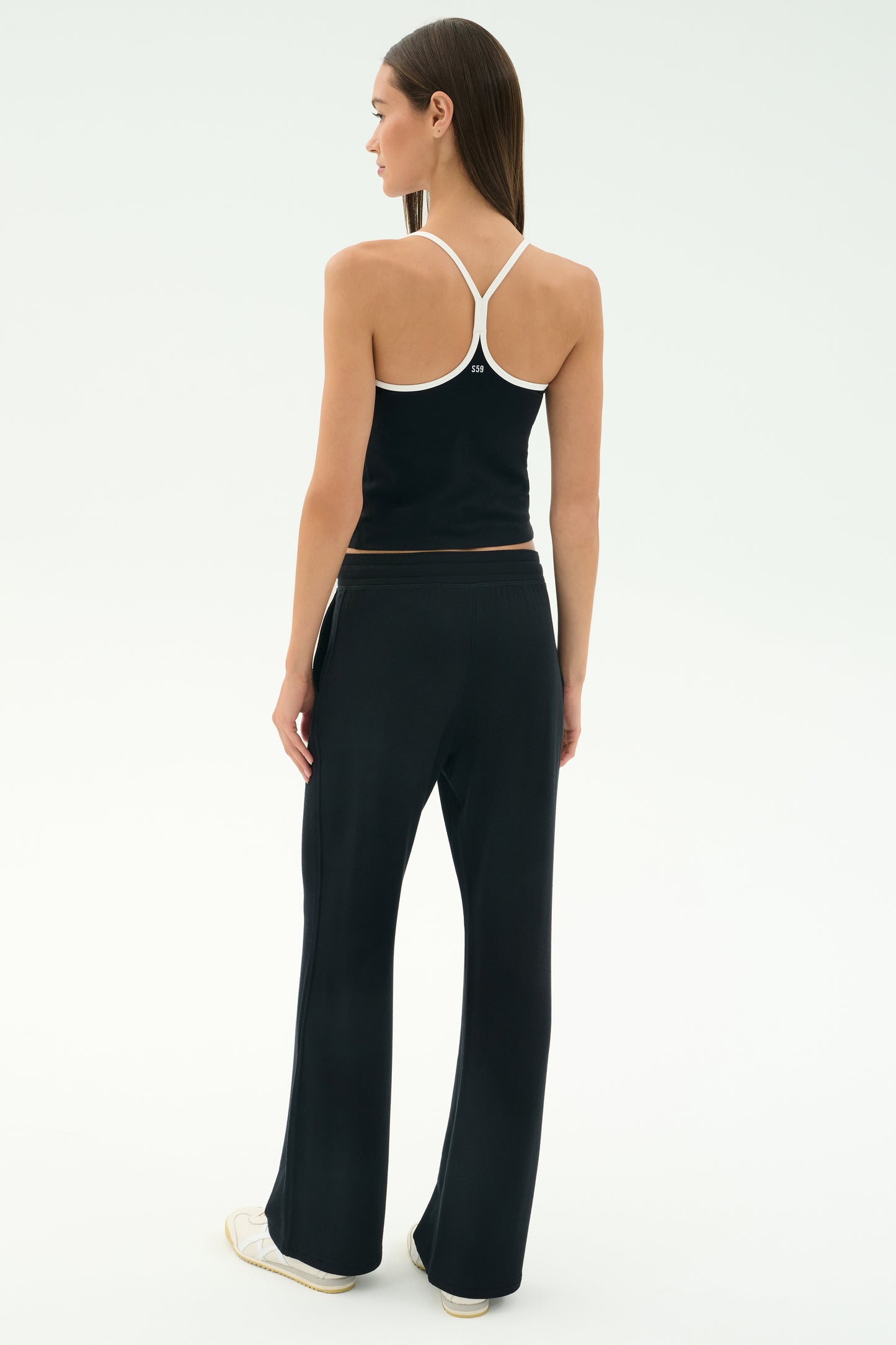 Raven Fleece Full Length Sweatpant - Black