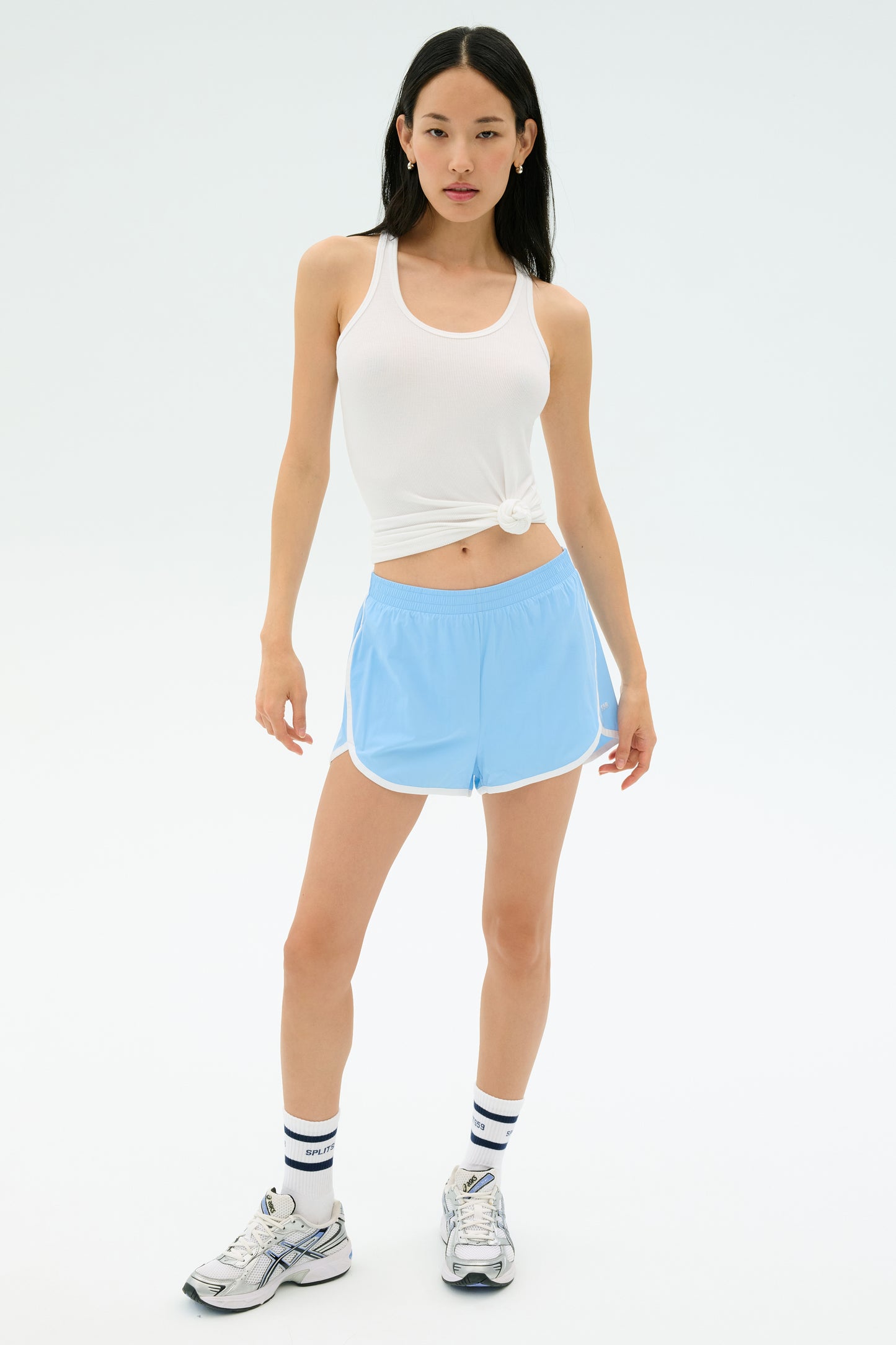 Ashby Rib Tank - White