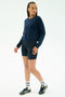 Brooks Fleece Long Sleeve Sweatshirt - Indigo