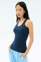 Ashby Rib Tank - Indigo