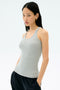 Ashby Rib Tank - Lt. Heather Grey