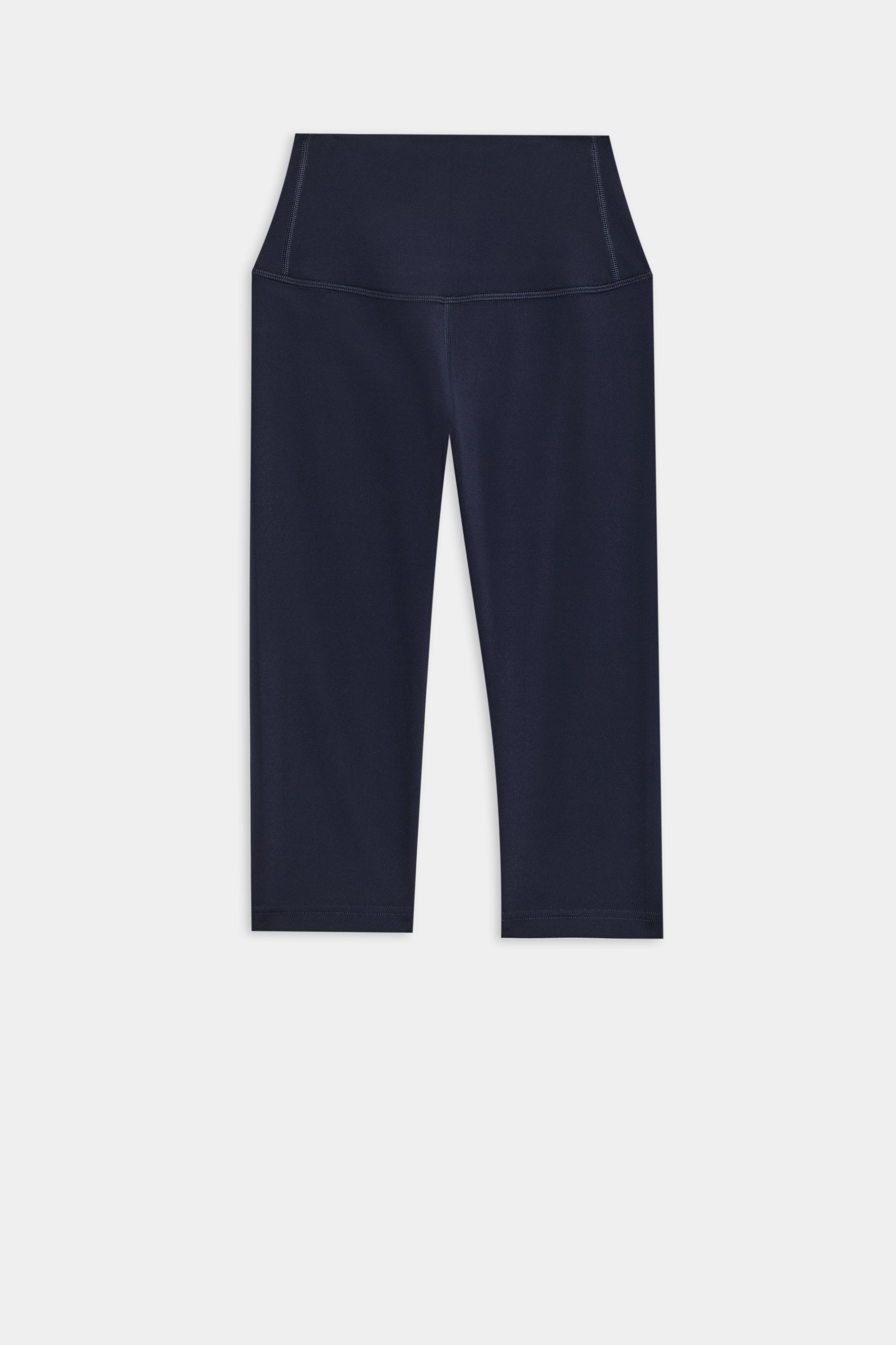 Airweight High Waist 16" Legging by SPLITS59 is shown on a plain, light-toned background and features a high waistband in black.