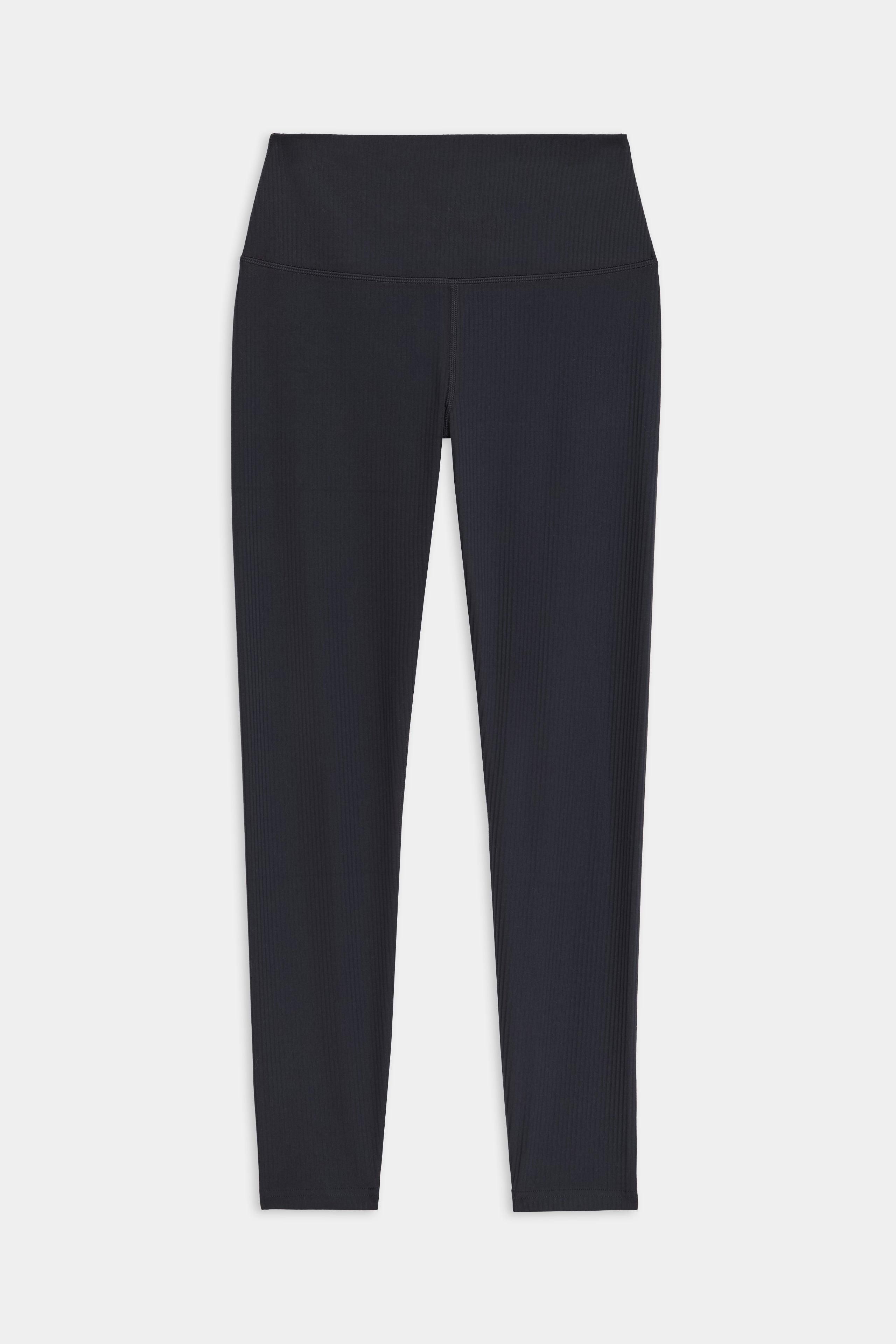 Airweight Rib High Waist 7/8 - Black