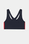 Ella Airweight Bra - Indigo/Pirate Red