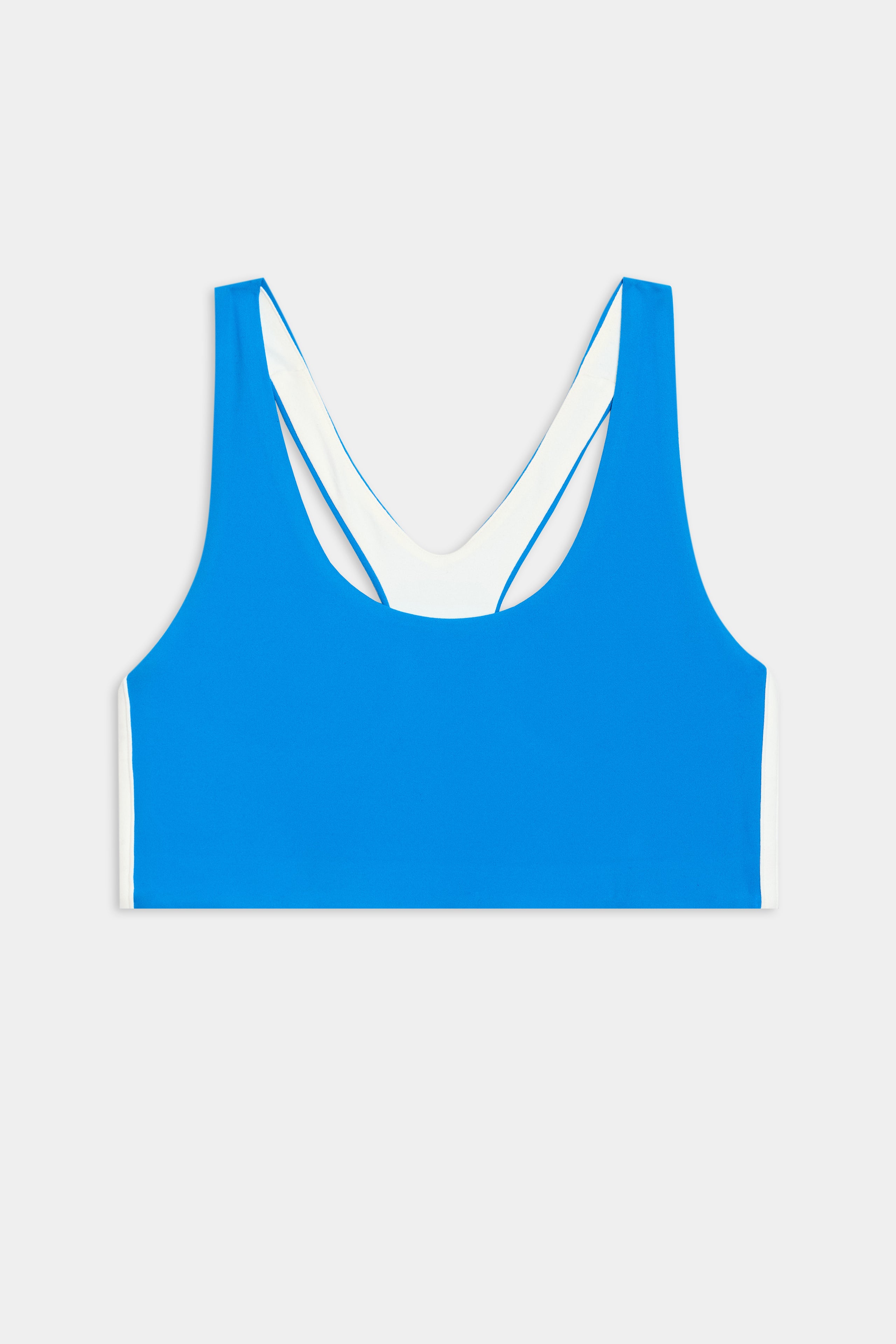 Ella Airweight Bra - Riviera/White