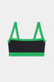 Monah Rigor Bra - Black/Grass
