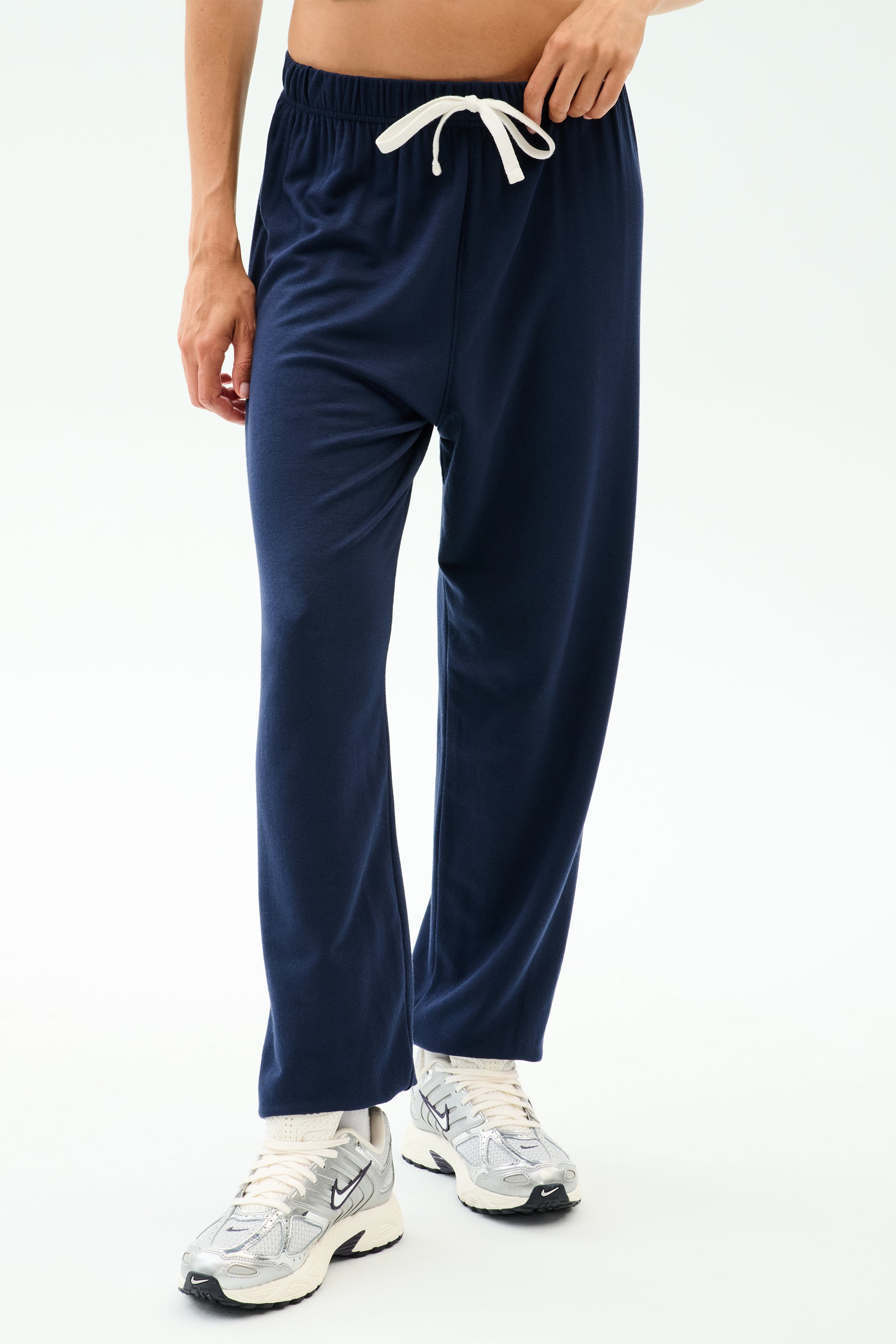 Andie Oversized Fleece Sweatpant - Indigo