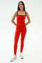 Clare High Waist Rigor 7/8 - Lotus Red/Indigo