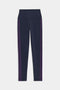 SPLITS59's Ella High Waist Airweight 7/8 leggings in Indigo/Black Currant are crafted from ultra-luxe fabric and displayed on a plain white background.