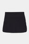 The Sally Rigor Skort - Black by SPLITS59, features a wide waistband and high-performance fabric, displayed against a plain white background.