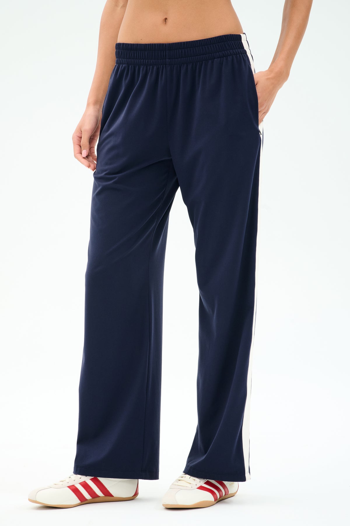 Maxie Rigor Track Pant Indigo White