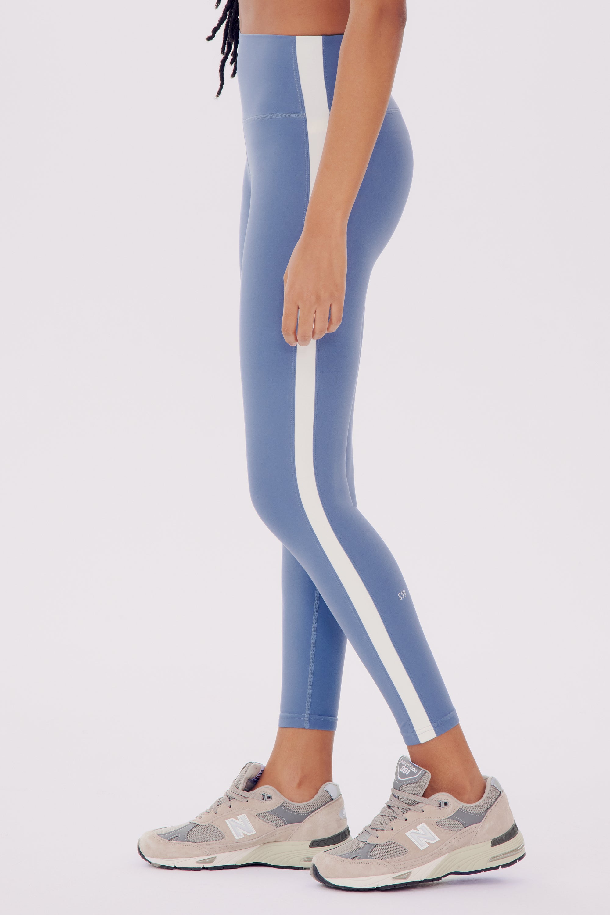 Clare High Waist RIGOR 7/8 - Lentil/Black Splits59