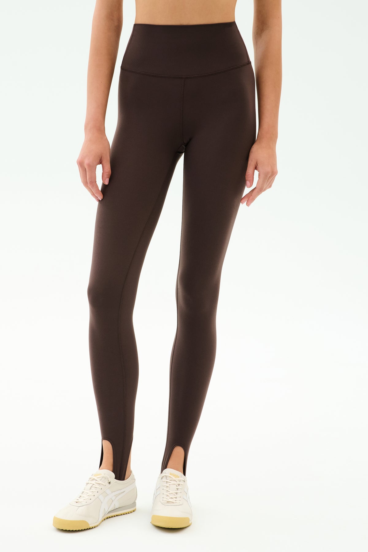 River High Waist Airweight Stirrup - Dark Chocolate