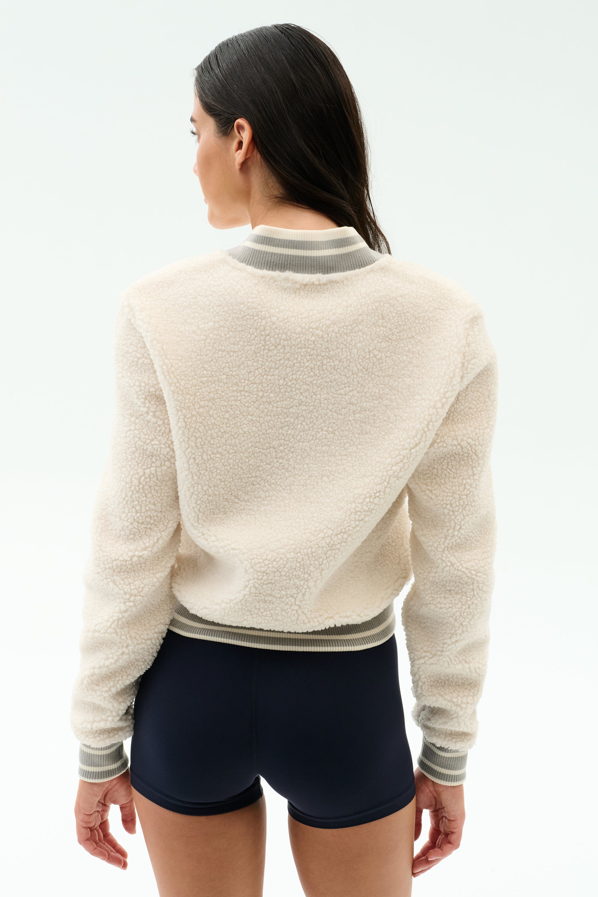 Willa Sherpa Jacket -  Creme