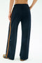 Luca Airweight Trouser with Stripe - Indigo/Honey
