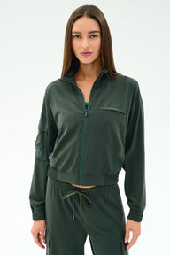 Peaches Airweight Cargo Jacket - Military - Military / XS