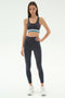 Ella High Waist Airweight 7/8 - Graphite/Stone Blue