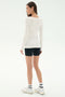 Louise Rib Henley - White