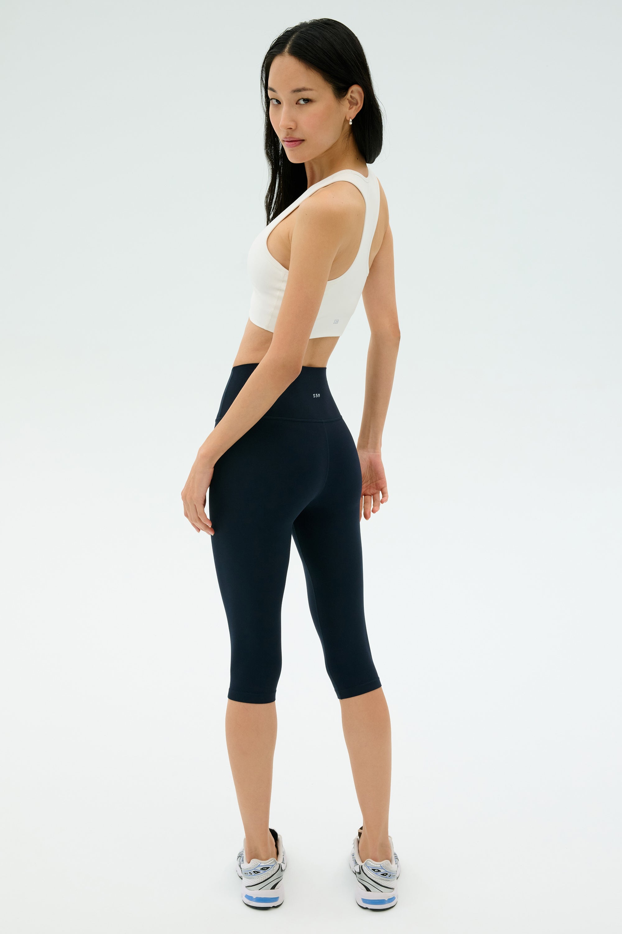 Airweight Bra with Ruching - White