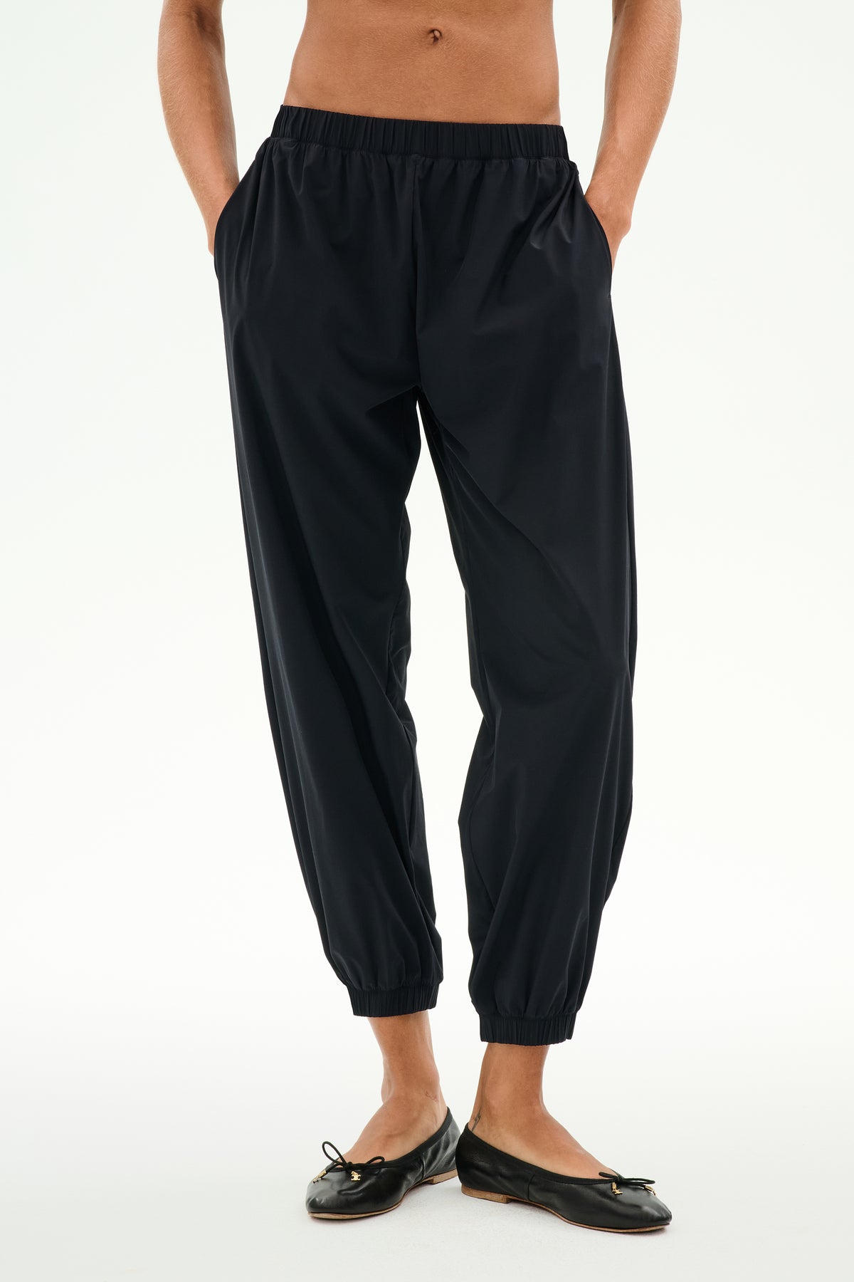 Megan Woven Nylon Jogger