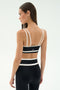 Eva Rigor Double Strap Bra - Black/White