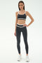 Eva Rigor Double Strap Bra - Graphite/White