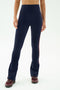 Raquel High Waist Flared Legging - Indigo/Dark Cherry