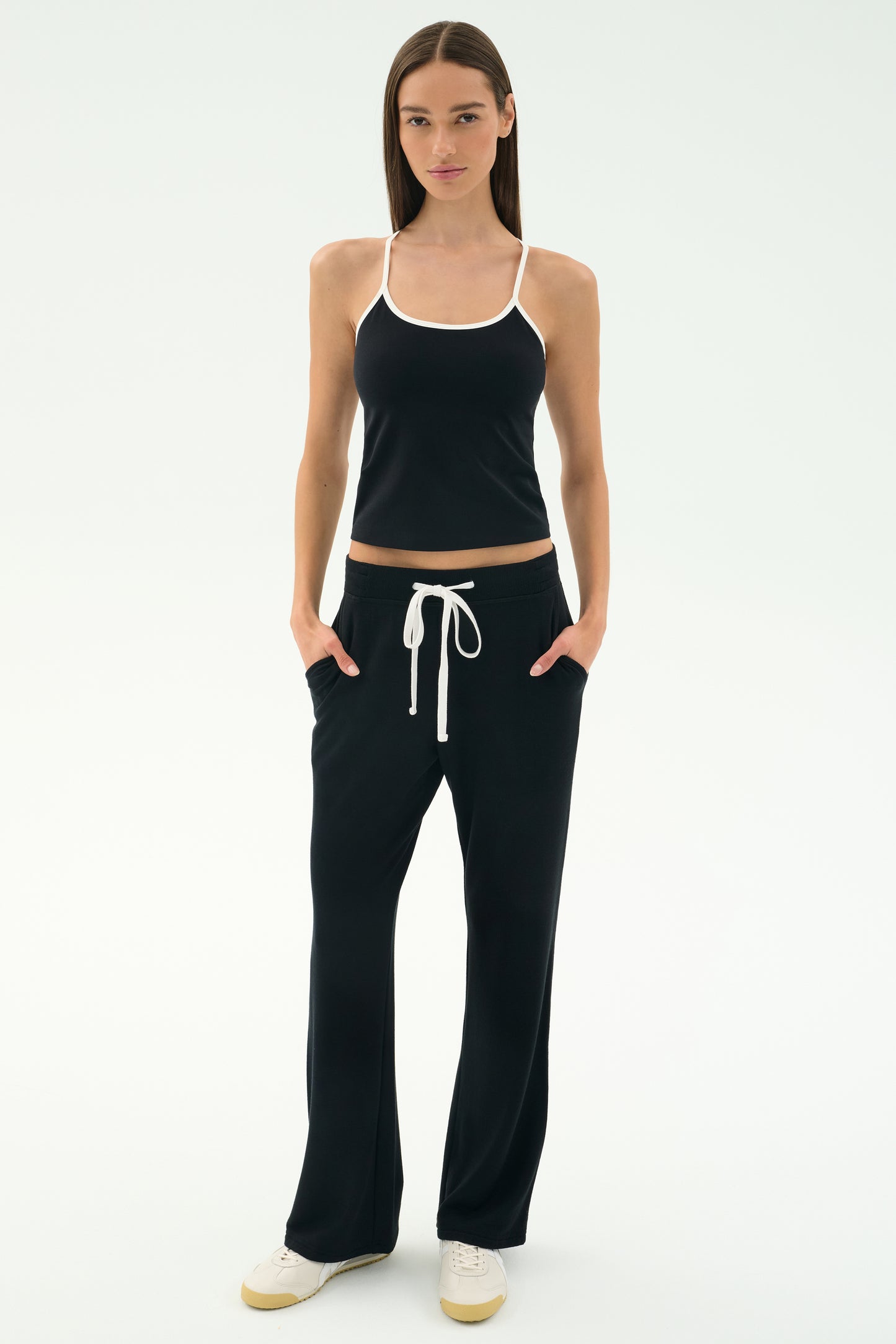 Raven Fleece Full Length Sweatpant - Black