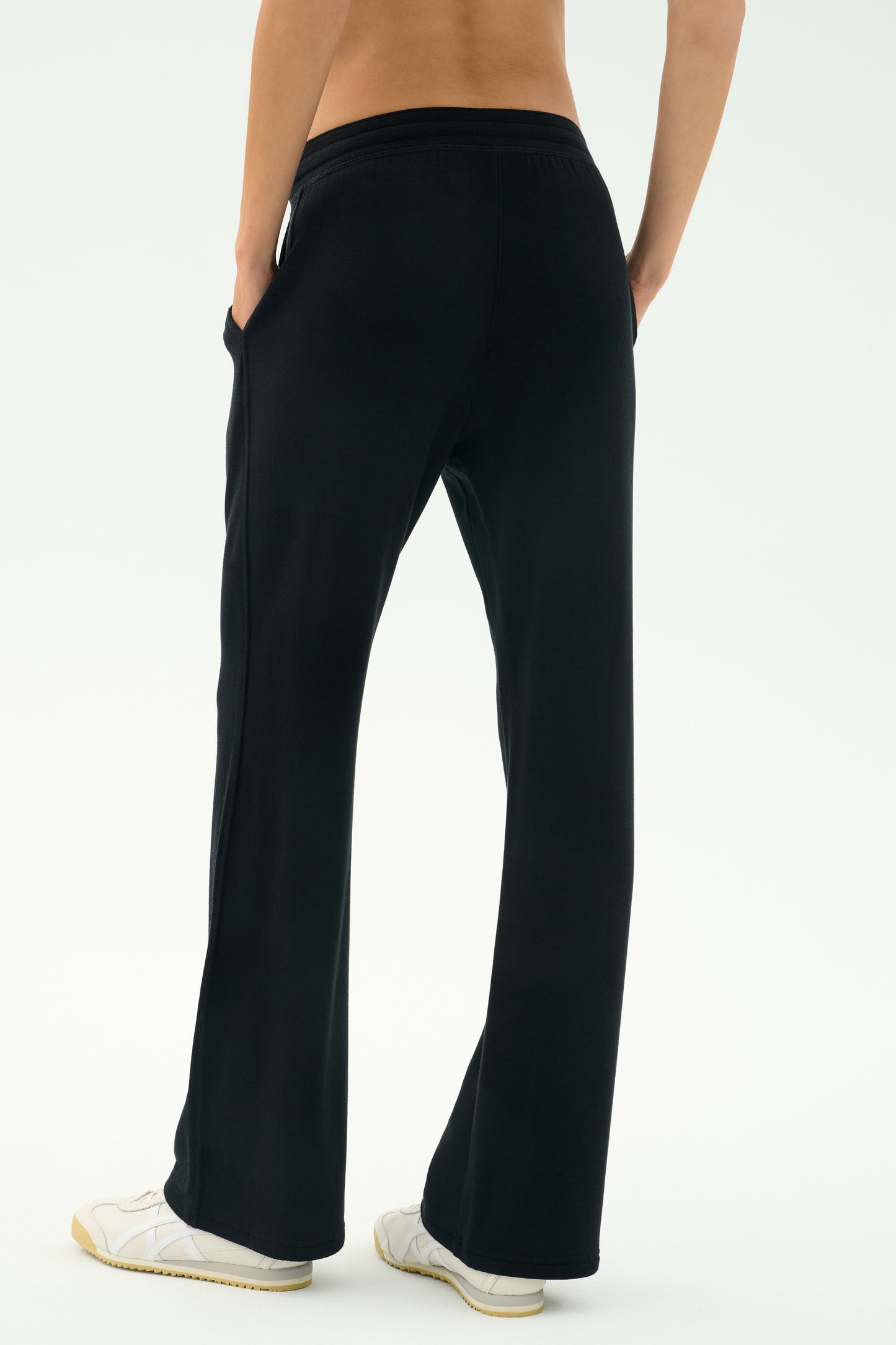 Raven Fleece Full Length Sweatpant - Black