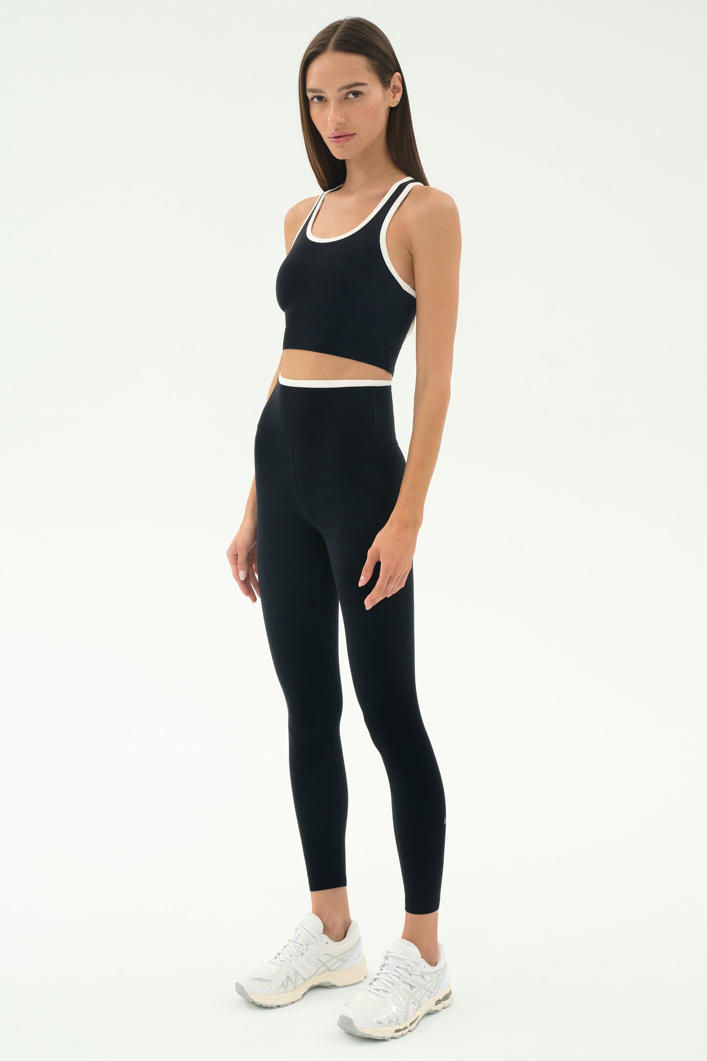 Amber Airweight Bralette - Black/White