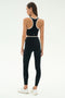Amber Airweight Bralette - Black/White