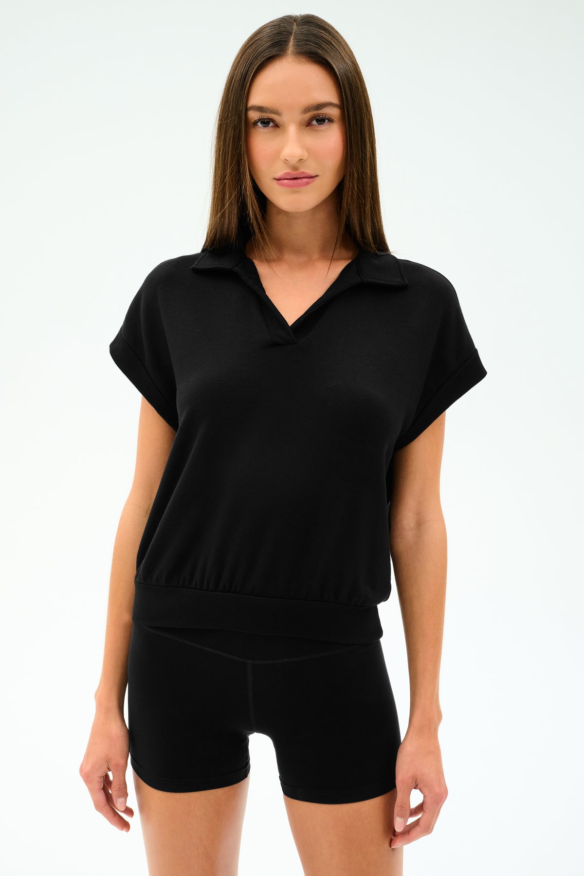 Evie Fleece Sleeveless Polo