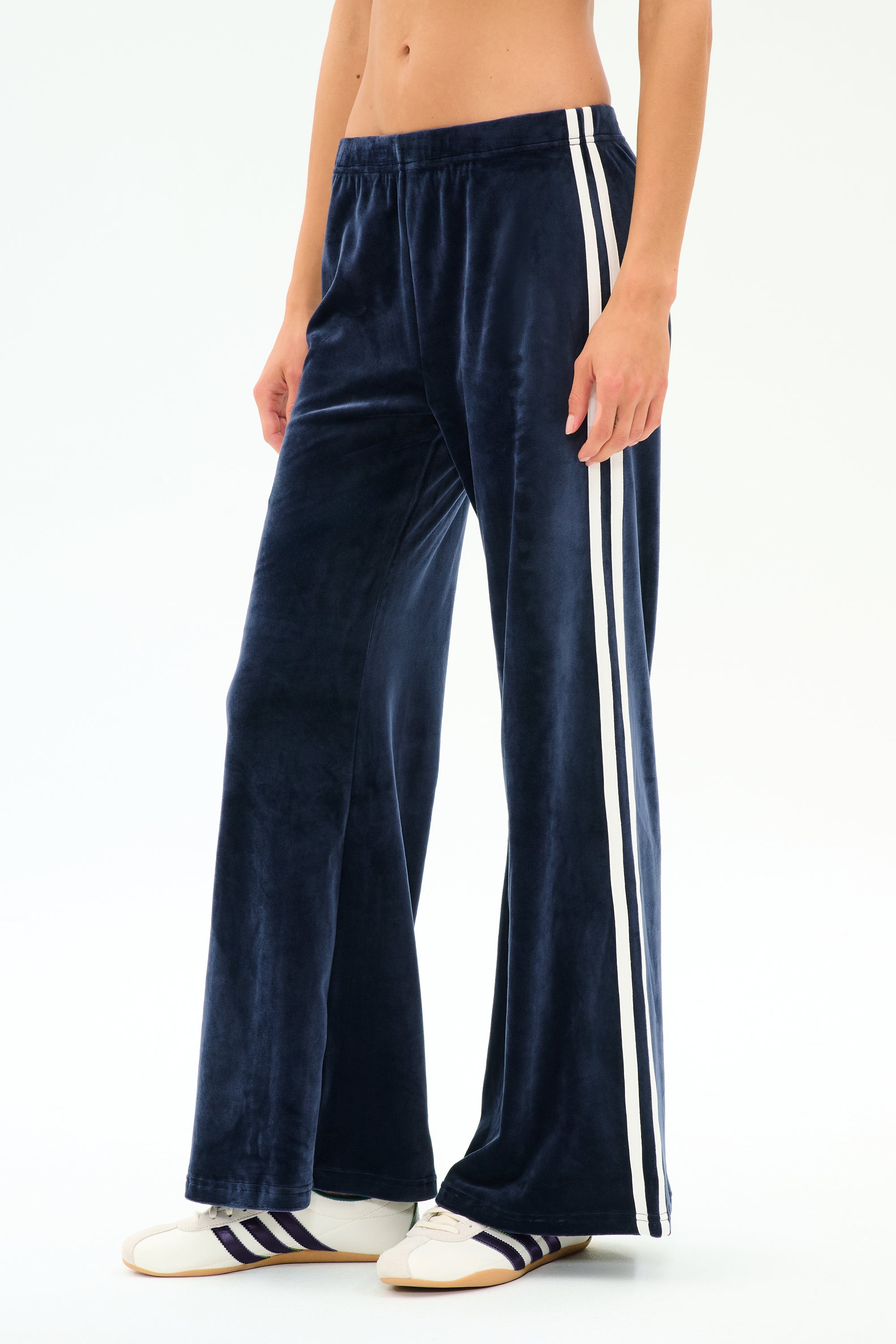 Heritage Velour Pant - Indigo/White – SPLITS59