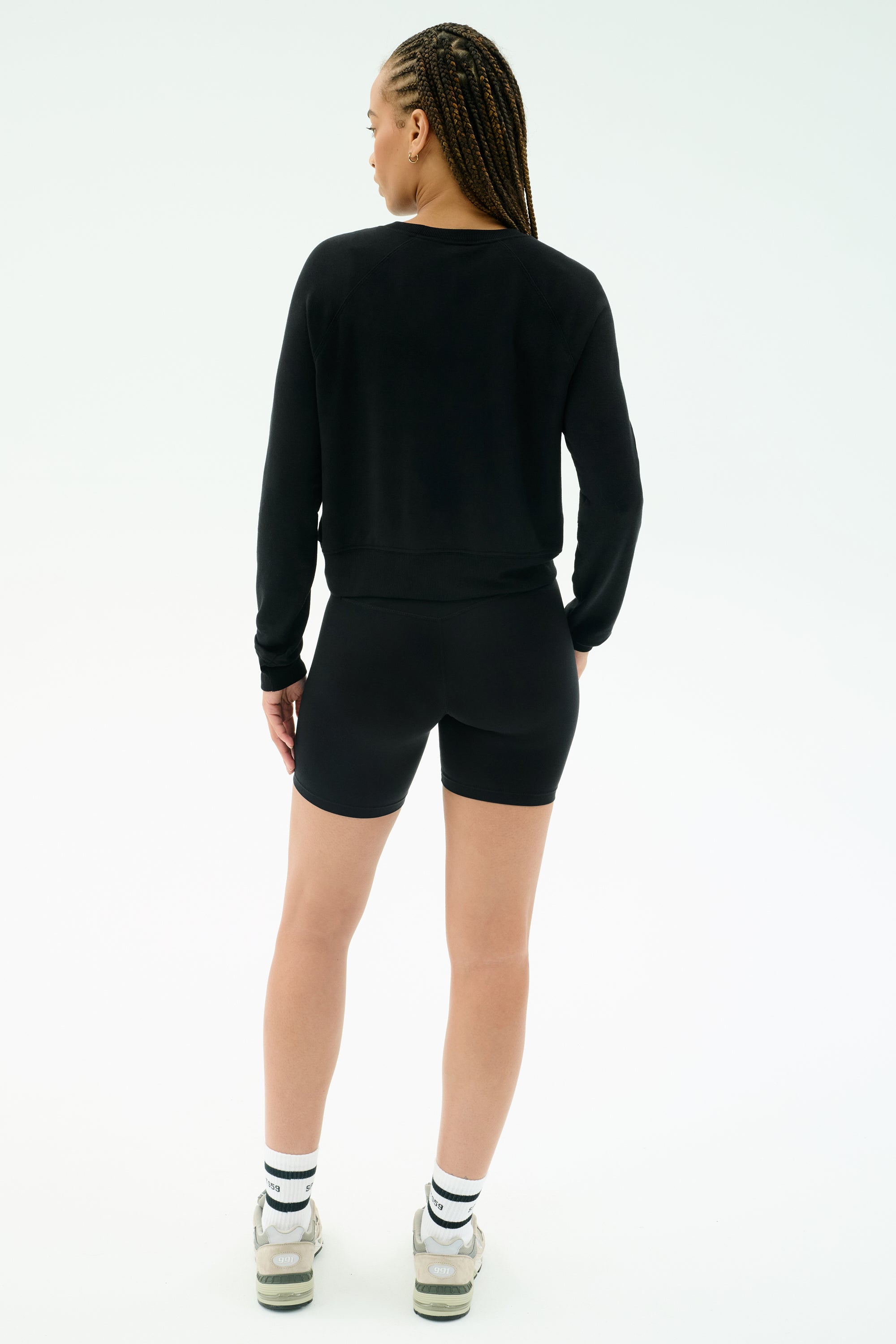 Brooks Fleece Long Sleeve Sweatshirt - Black