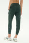 Airweight Jogger 7/8 with Piping - Military/White