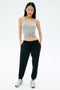 Ashby Rib Tank - Lt. Heather Grey