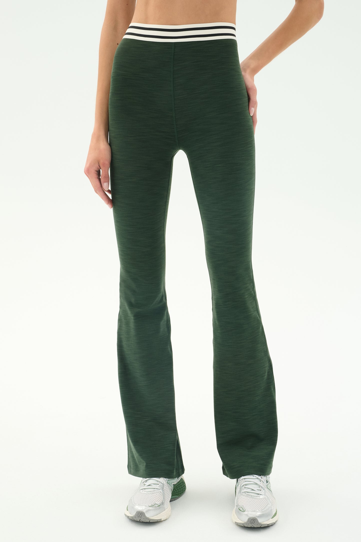 Raquel Active Rib Flare - Heather Military