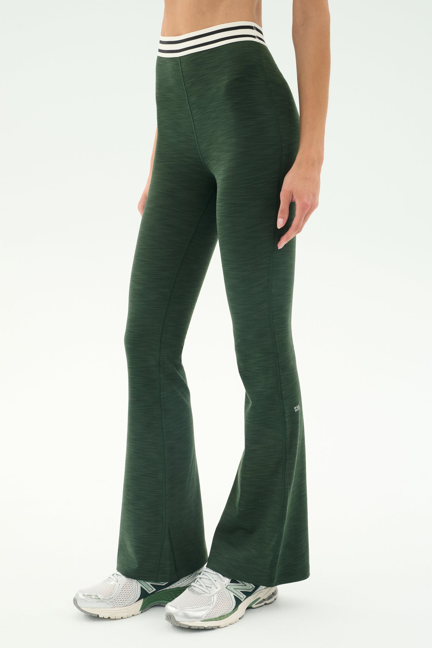 Raquel Active Rib Flare - Heather Military
