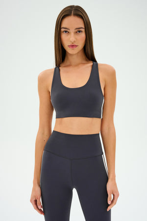 Ella Airweight Bra Graphite White