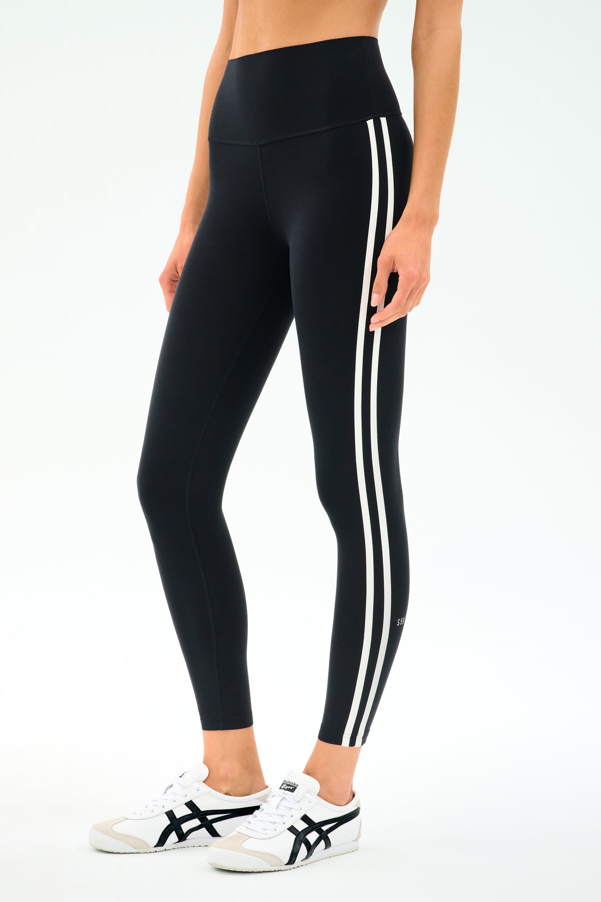 Ella High Waist Airweight 7 8 Black White