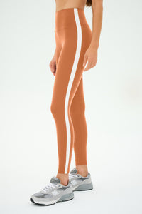 Clare High Waist Rigor 7/8 - Graphite/White