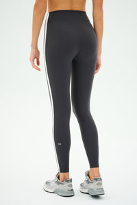 Clare High Waist Rigor 7/8 - Graphite/White