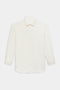 The SPLITS59 Kate Airweight Lite Button Down in white is a classic long sleeve shirt with a collar, crafted from lightweight fabric—an essential layering piece for any wardrobe.